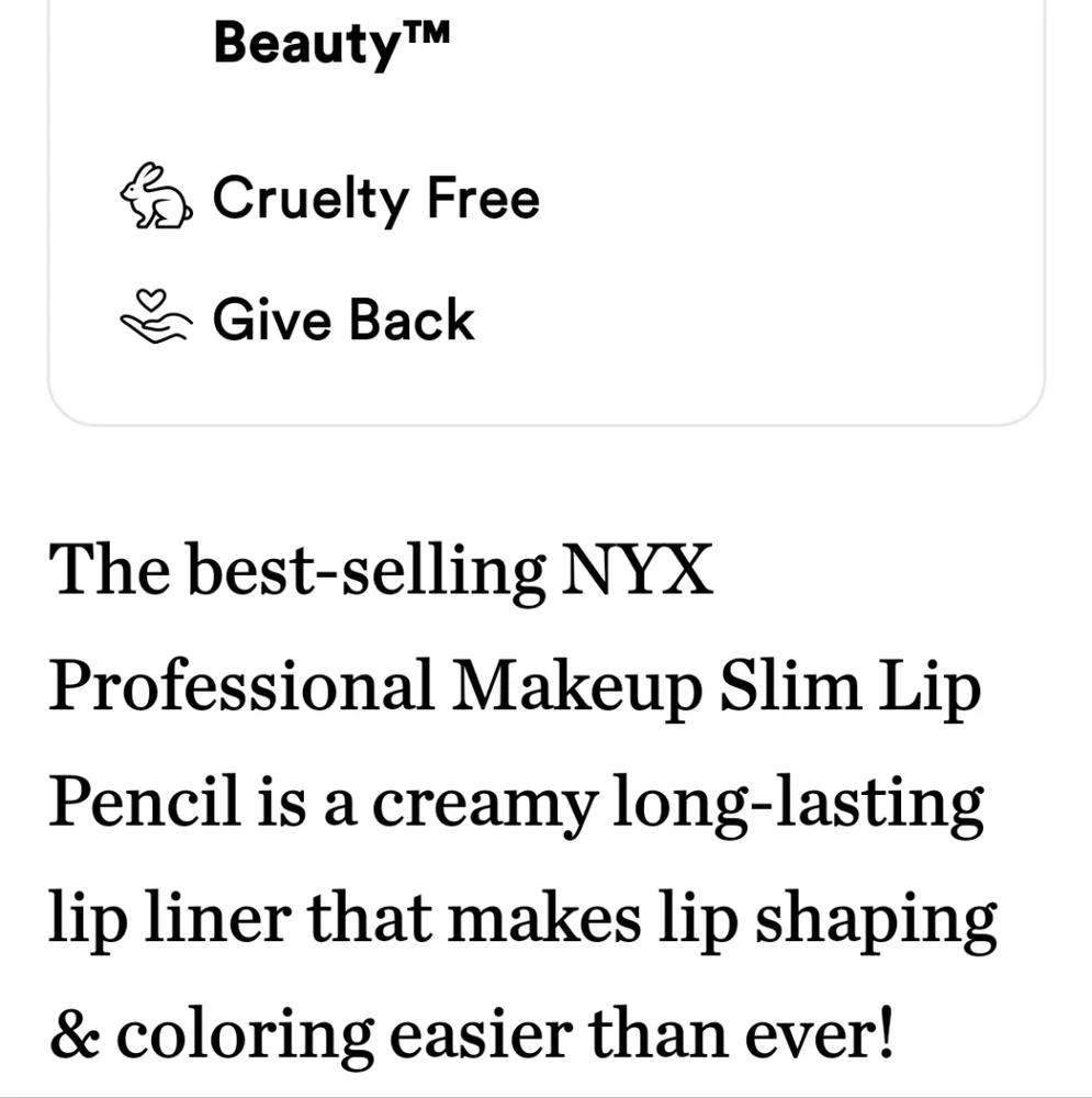 NYX Lip Pencil Set Of 5 Pencils